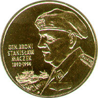 2 zł 2003 - Generał Broni Stanisław Maczek (1892-1994)