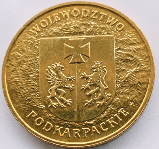 2 zł 2004 - Herby Województw: podkarpackie