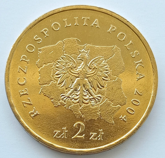 2 zł 2004 - Herby Województw: śląskie