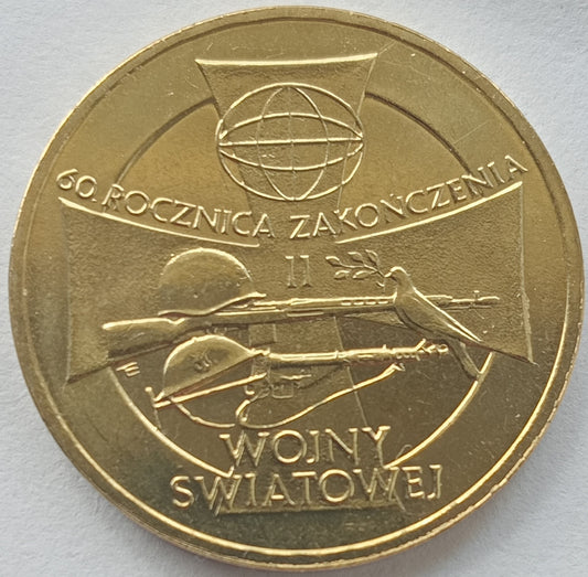 2 zł 2005 - 60. rocznica zakończenia II wojny światowej