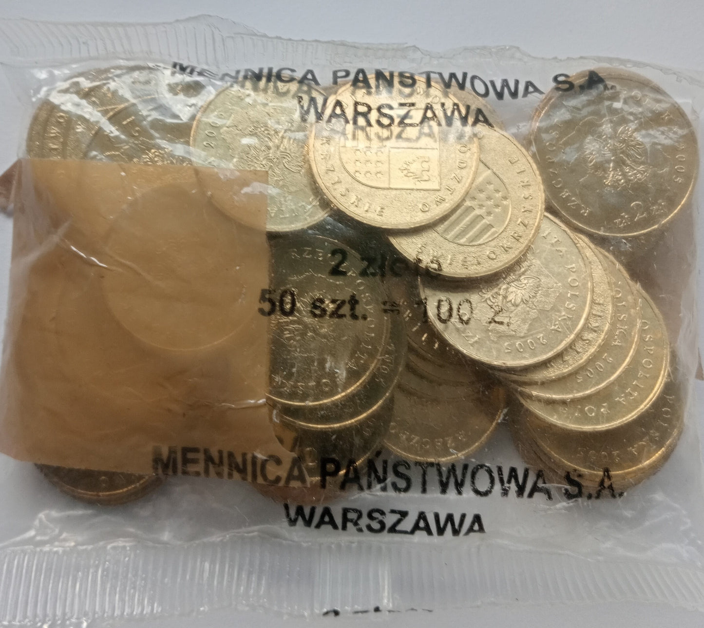 2 zł 2005 - Herby Województw: świętokrzyskie (woreczek 50 szt.)