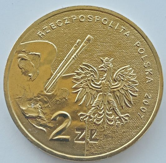 2 zł 2007 - Polscy Malarze XIX/XX w.: Leon Wyczółkowski (1852-1936)