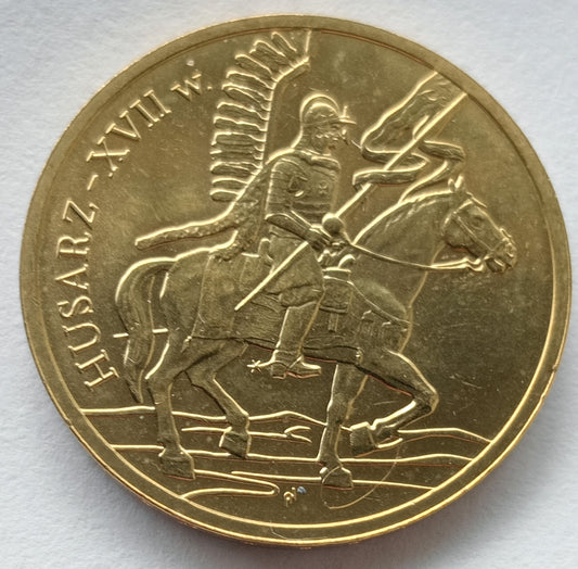 2 zł 2009 - Historia Jazdy Polskiej: Husarz XVII wiek