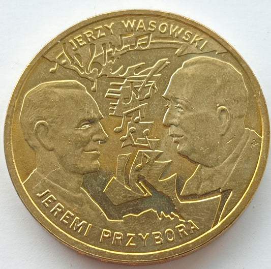 2 zł 2011 - Historia Polskiej Muzyki Rozrywkowej – Jeremi Przybora, Jerzy Wasowski