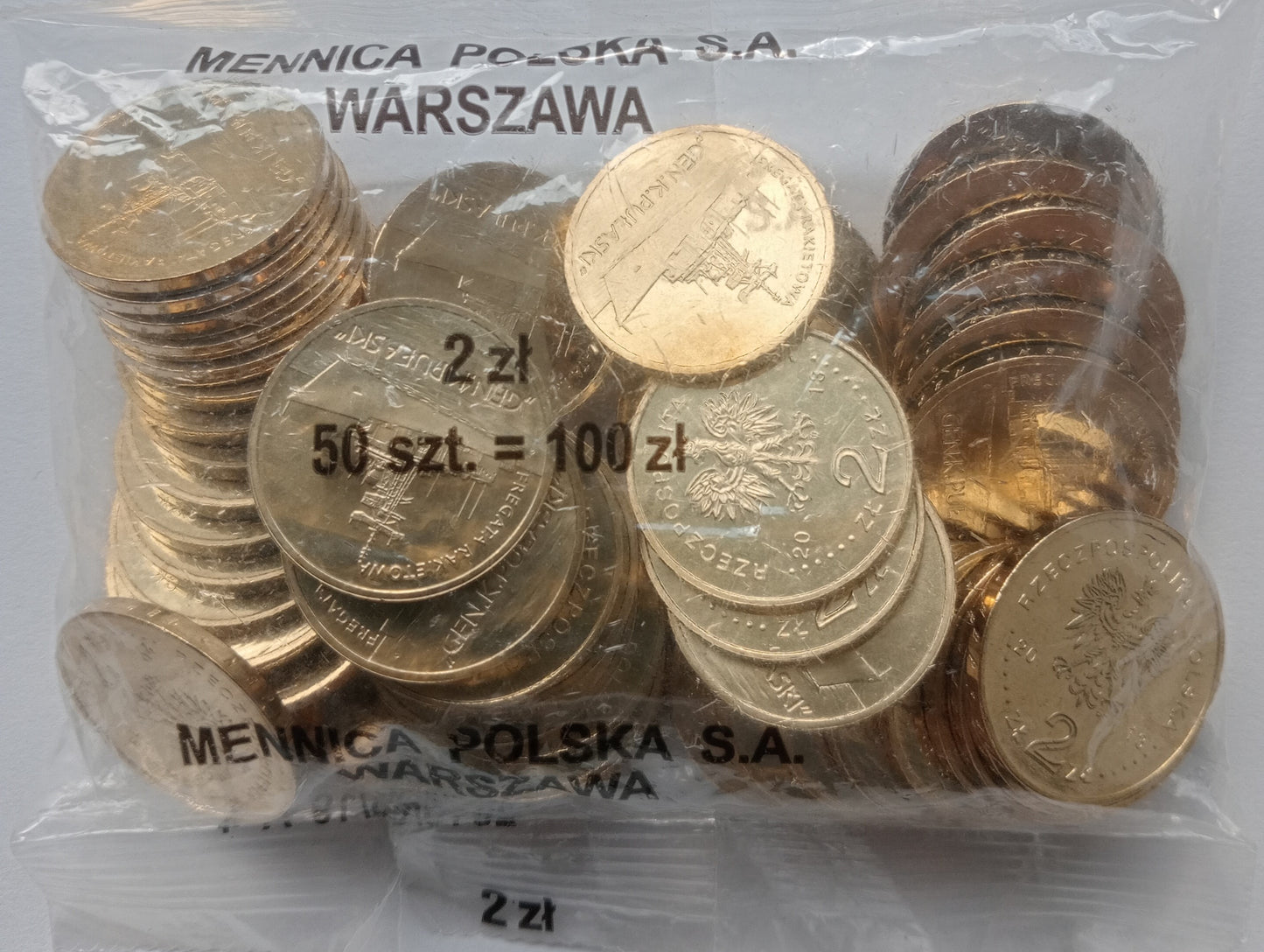 2 zł 2013 - Polskie okręty – Fregata rakietowa „Gen. K. Pułaski”  (woreczek 50 szt.)