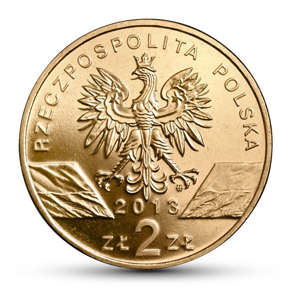 2 zł 2013 - Zwierzęta świata – żubr