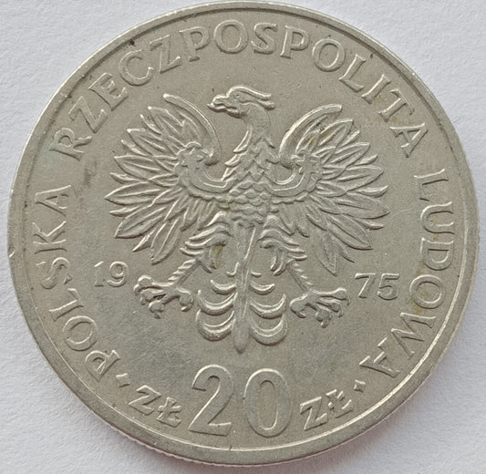 20 Złotych 1975 Marceli Nowotko