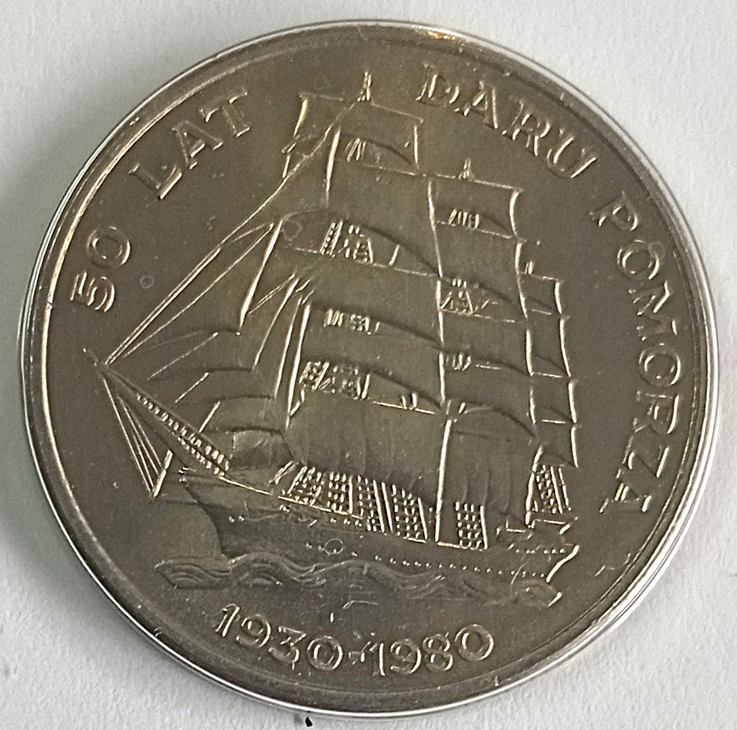 20 Złotych 1980 50 lat Daru Pomorza