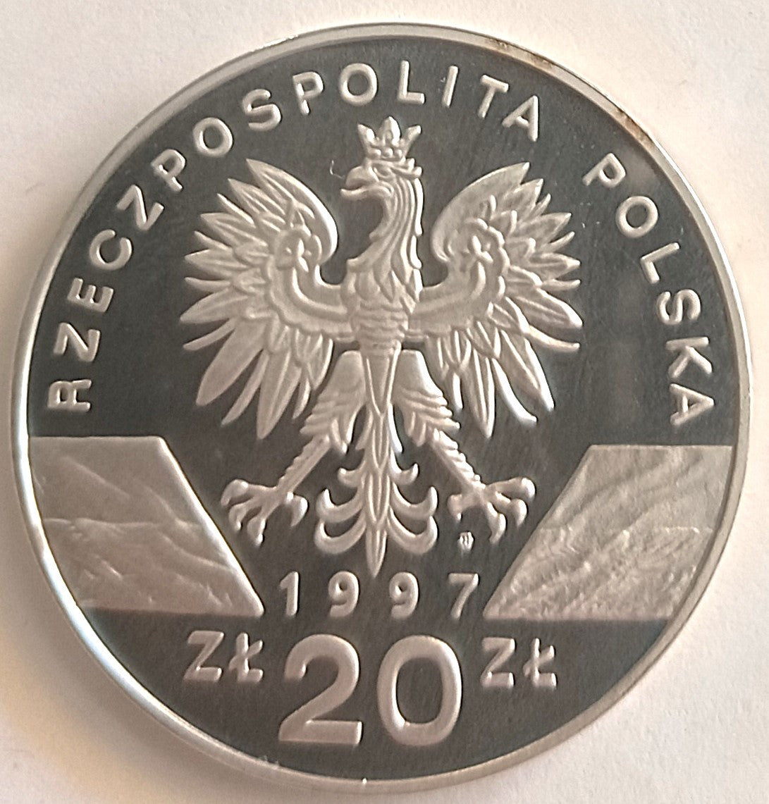 20 Złotych 1997 Zwierzęta Świata - jelonek rogacz