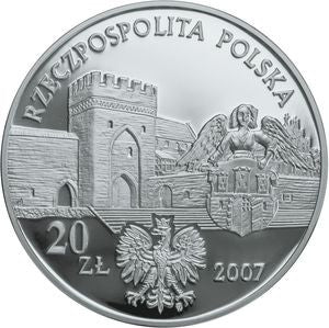20 Złotych 2007 Zabytki kultury w Polsce - miasto średniowieczne w Toruniu
