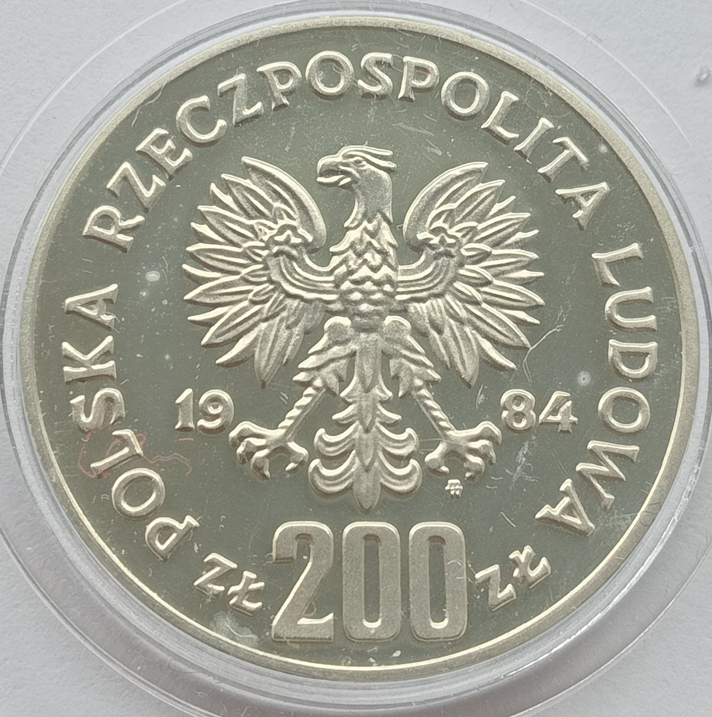 200 Złotych 1984 XIV Zimowe Igrzyska Olimpijskie, Sarajewo
