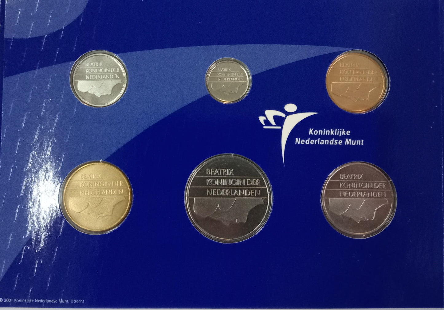 2001 Różne Guldeny -Zestaw
