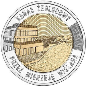 5 zł 2023 Odkryj Polskę - Kanał Mierzei Wiślanej