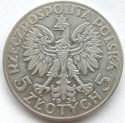 5 Złotych 1934