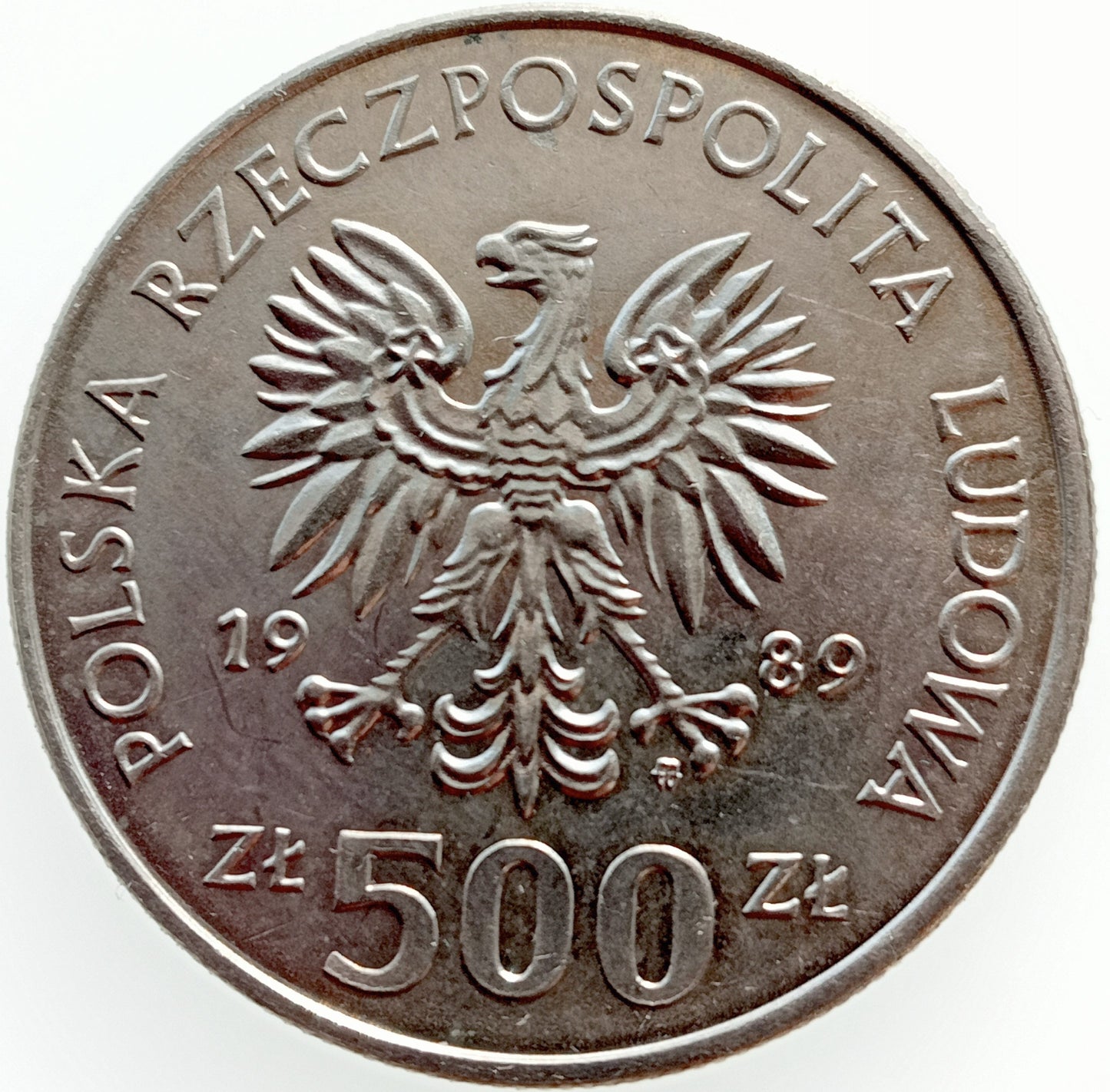 500 Złotych 1989 50 rocznica Wojny Obronnej