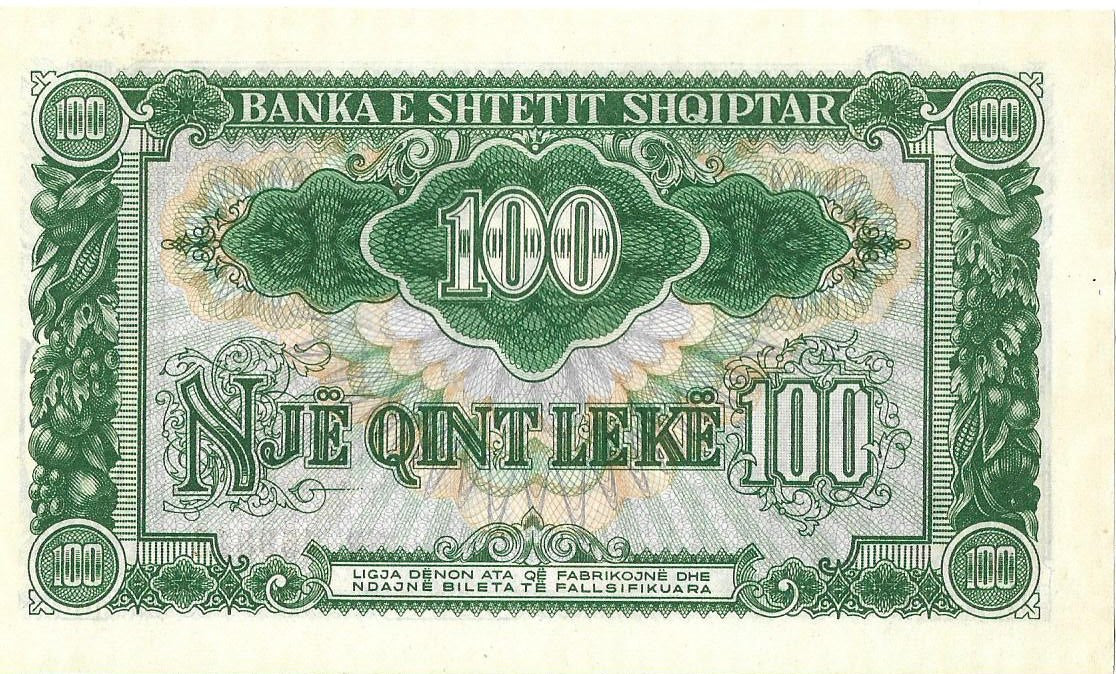 Albania 100 Lek 1957 - UNC
