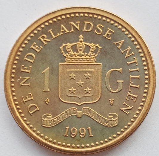 Antyle Holenderskie 1 Gulden 1991