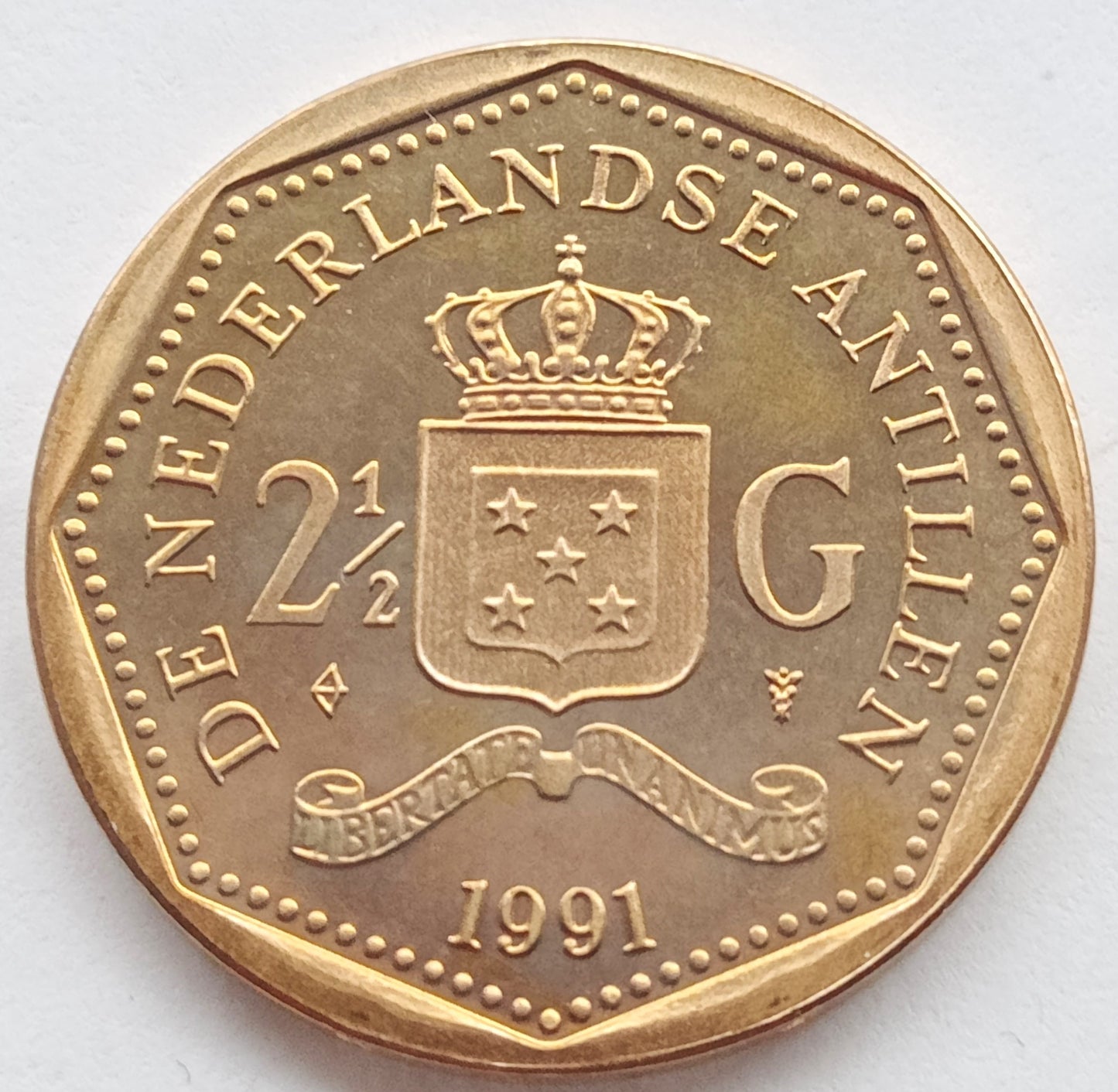 Antyle Holenderskie 2,5 Gulden 1991
