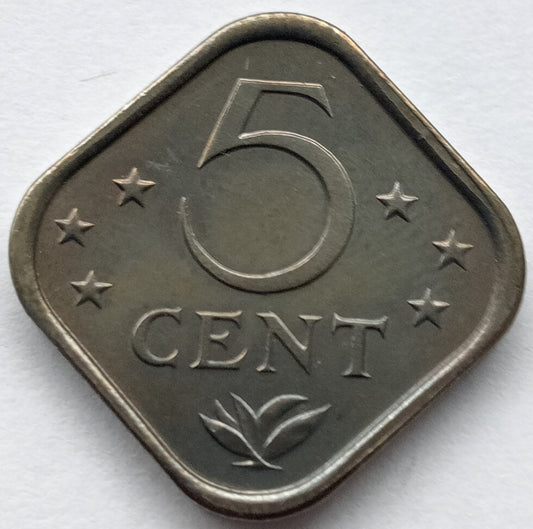 Antyle Holenderskie 5 Cent 1985