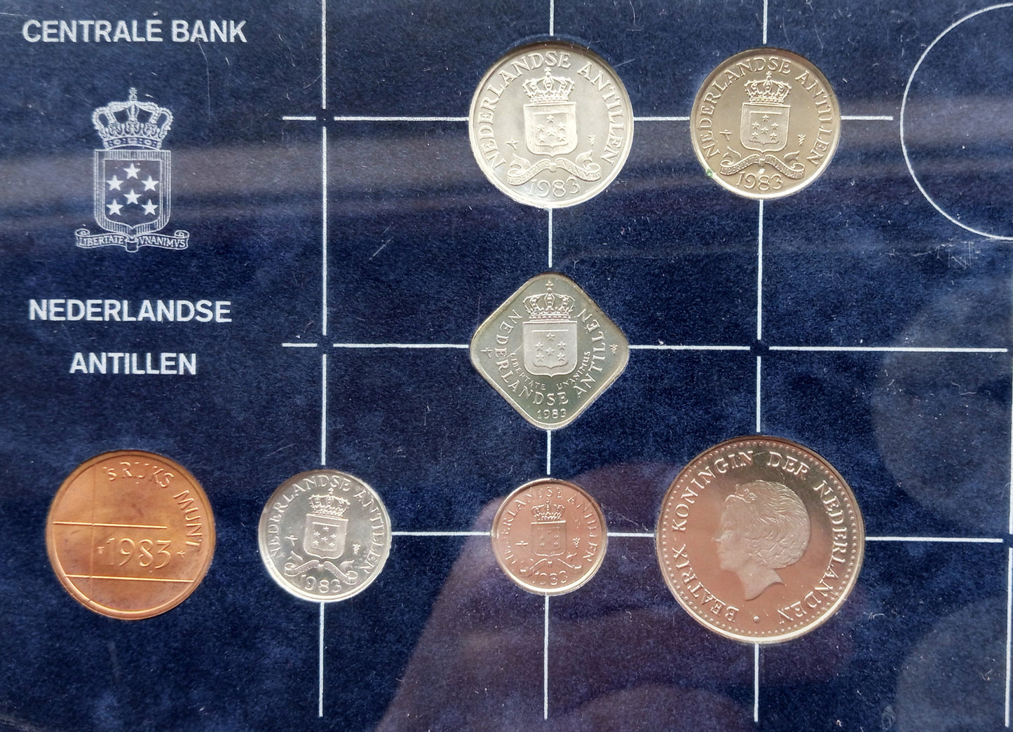 Antyle Holenderskie Zestaw menniczy 1983