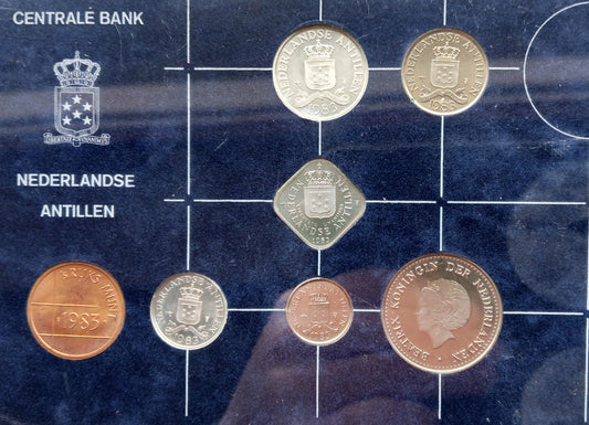 Antyle Holenderskie Zestaw menniczy 1983