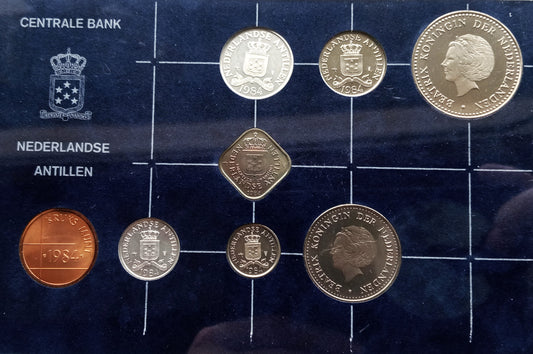 Antyle Holenderskie Zestaw menniczy 1984