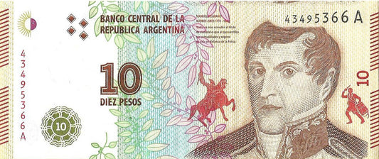 Argentyna 10 Peso 2016 - UNC