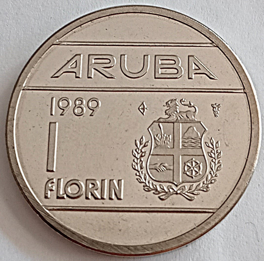 Aruba 1 Florin 1989