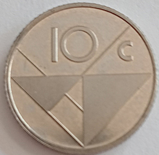 Aruba 10 Centów 1989