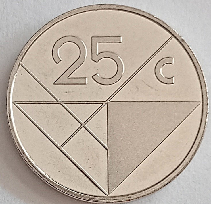 Aruba 25 Centów 1989