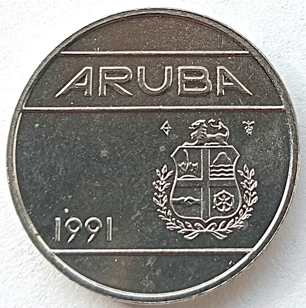 Aruba 25 Centów 1991