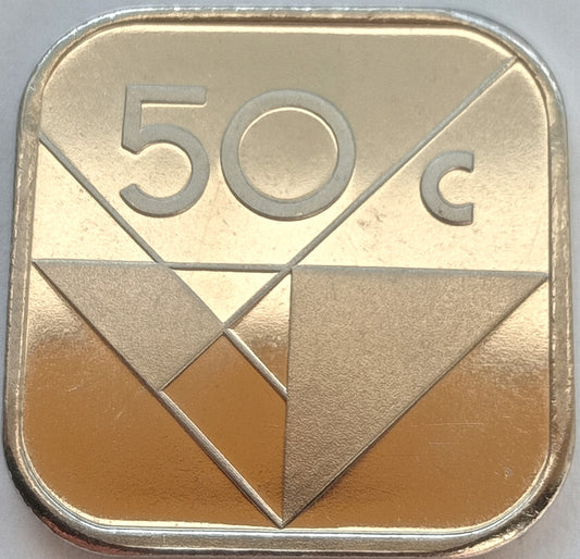 Aruba 50 Centów 1986