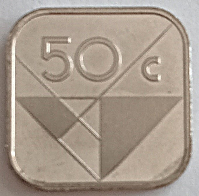 Aruba 50 Centów 1989