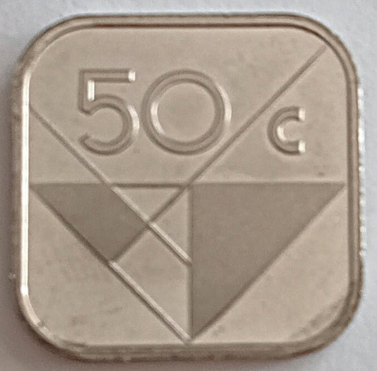 Aruba 50 Centów 1989