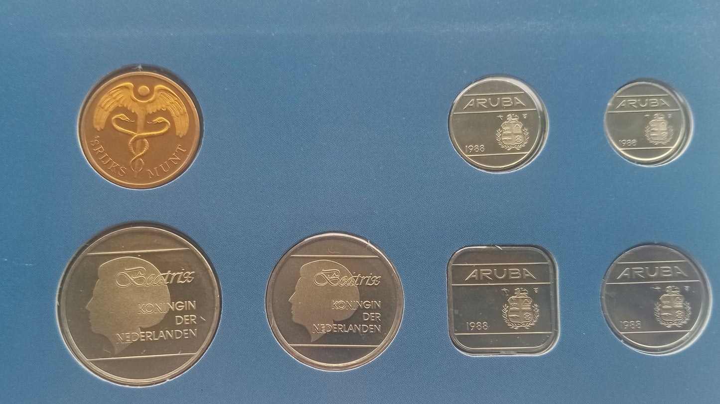 Aruba Zestaw menniczy 1988