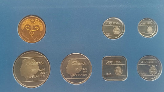 Aruba Zestaw menniczy 1988