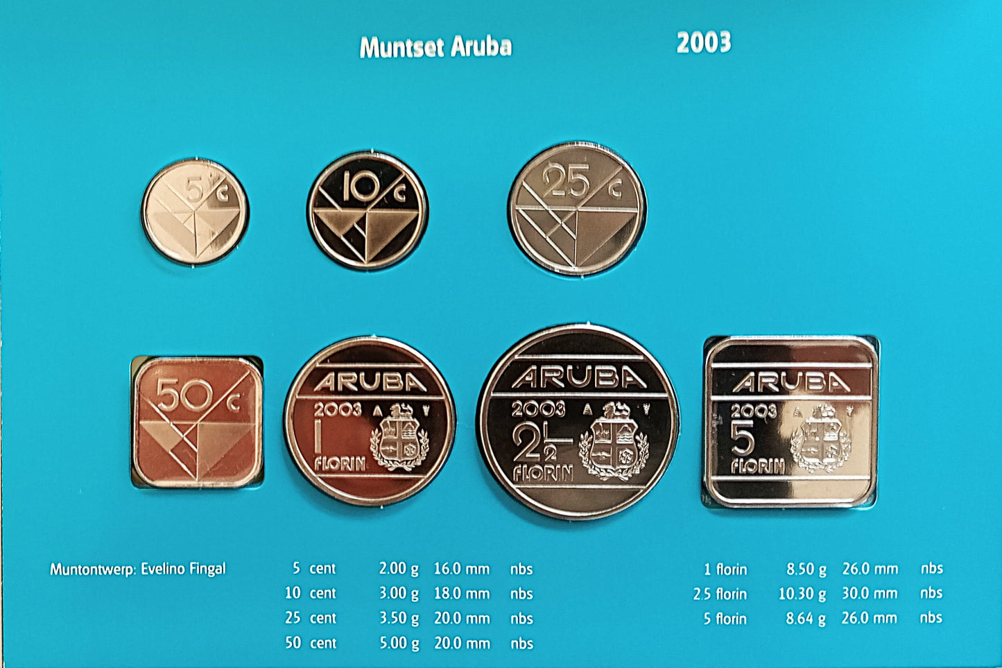 Aruba Zestaw menniczy 2003