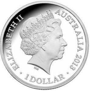 Australia 1 Dolar 2013 Krokodyl morski - Bindi, Kolorowana