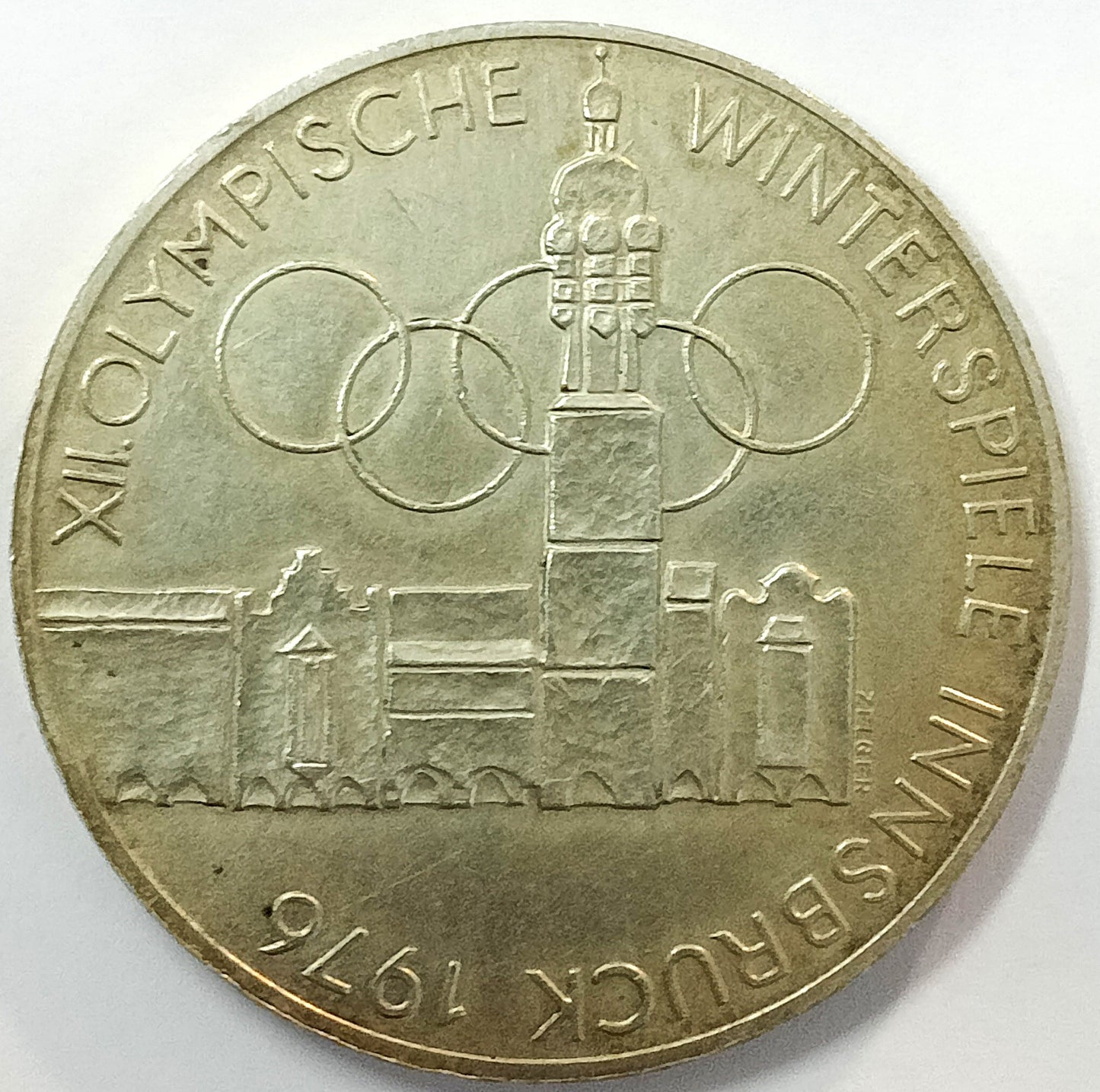 Austria 100 Szylingów 1975  XII Zimowe Igrzyska Olimpijskie