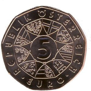 Austria 5 Euro 2012 Puchar Świata w Narciarstwie 2013