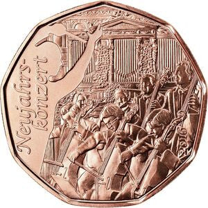 Austria 5 Euro 2016  Nowy Rok: Koncert Orkiestry Filharmonicznej