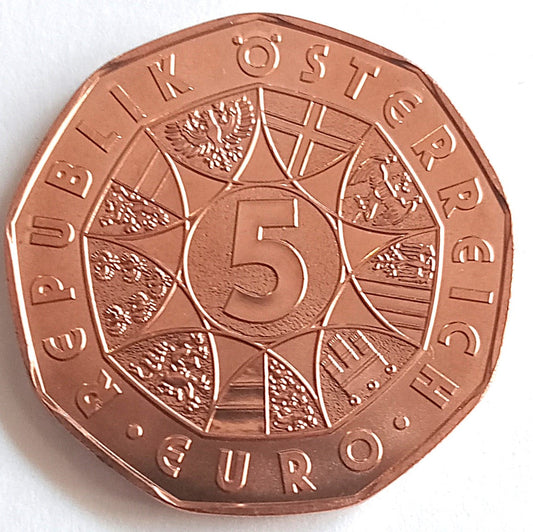 Austria 5 Euro 2022