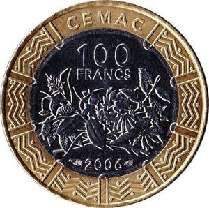 BEAC 100 Franków CFA 2006