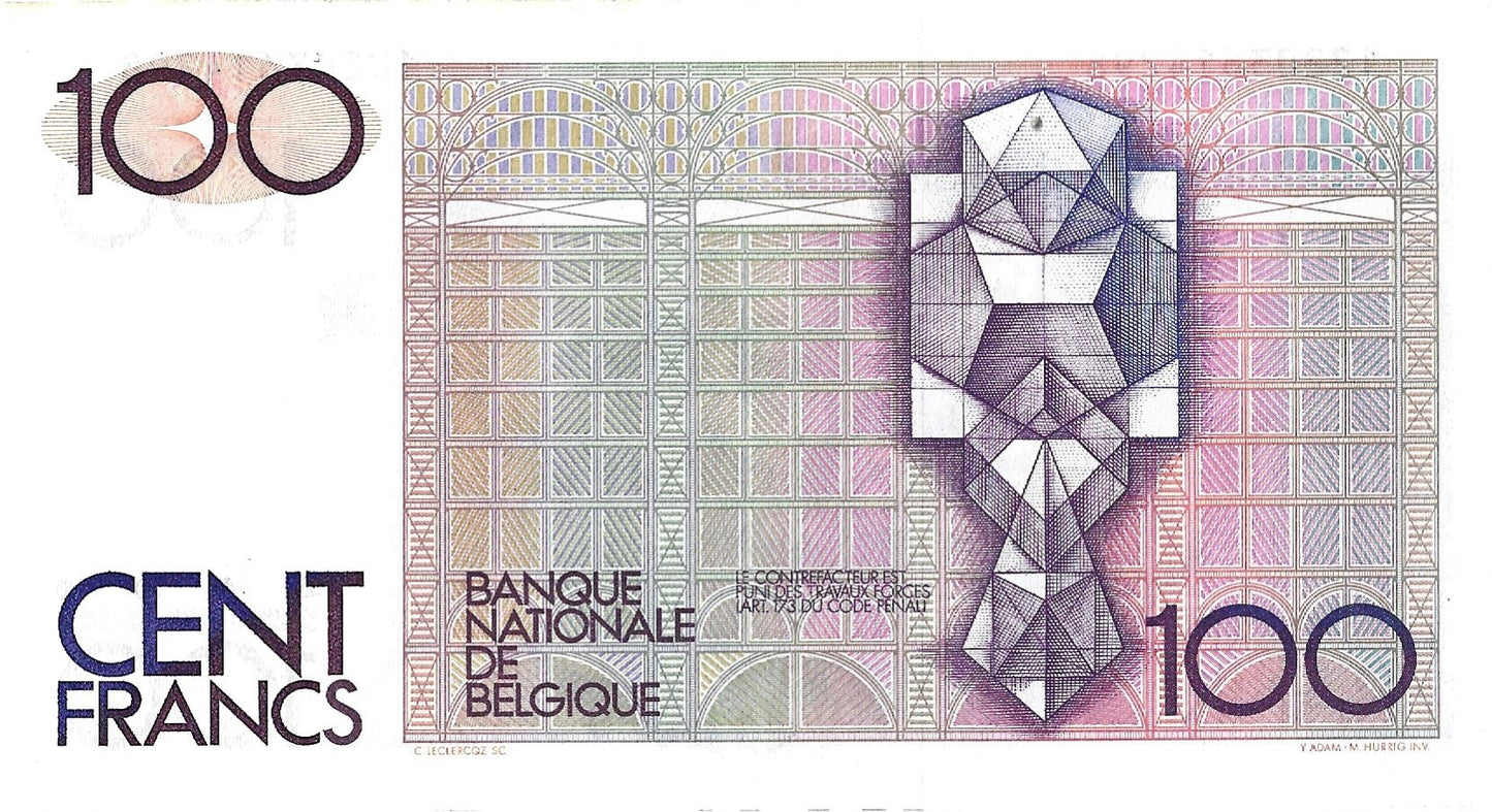 Belgia 100 Frank  - UNC