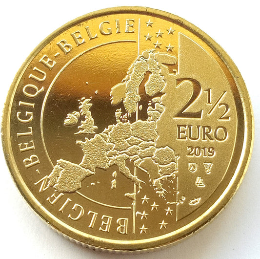 Belgia 2,5 euro 2019 400. Rocznica - Siusiający chłopiec – symbol Brukseli