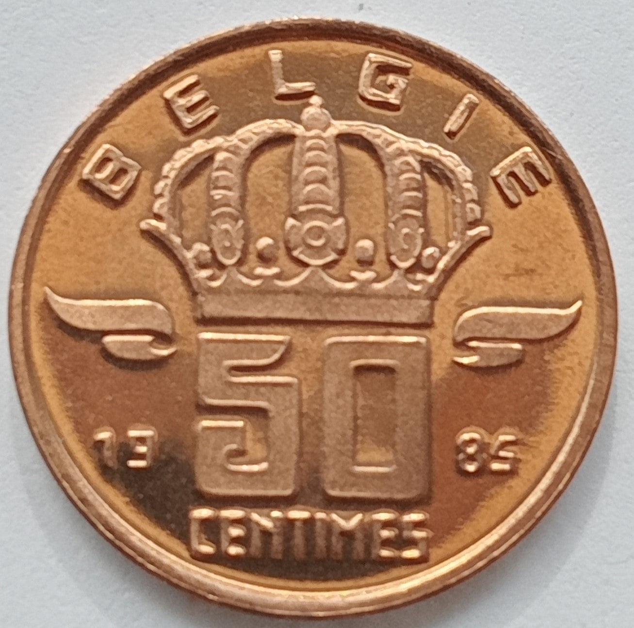 Belgia 50 centymów 1985