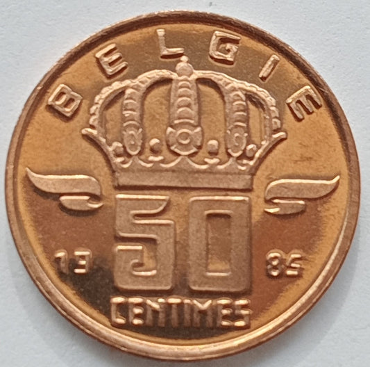 Belgia 50 centymów 1985