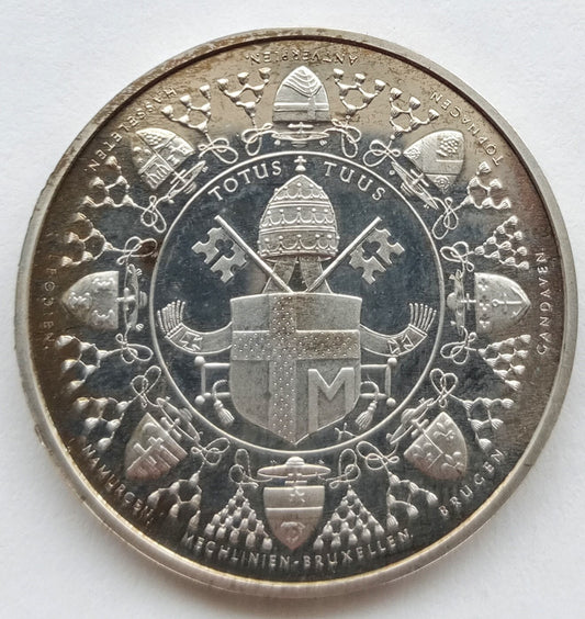 Belgia Medal pamiątkowy 1985  JAN PAWEŁ II