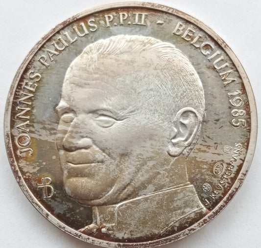Belgia Medal pamiątkowy 1985  JAN PAWEŁ II
