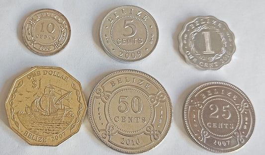 Belize zestaw monet - cent i dolar